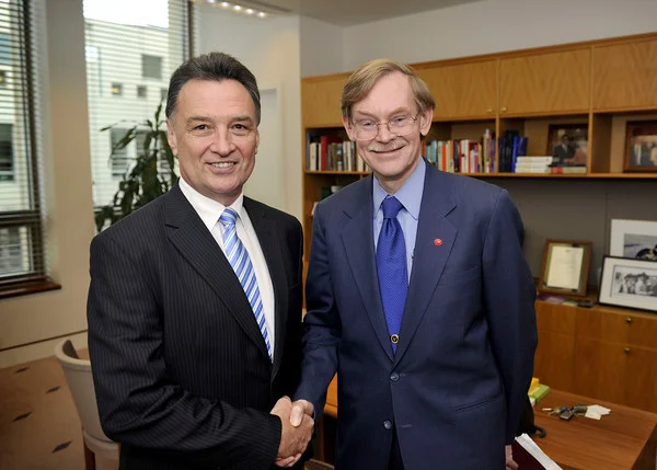 With former World Bank President Robert Zoellick