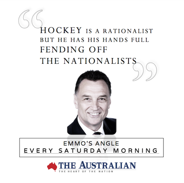 Column in The Australian - Farmers Hold High Ground