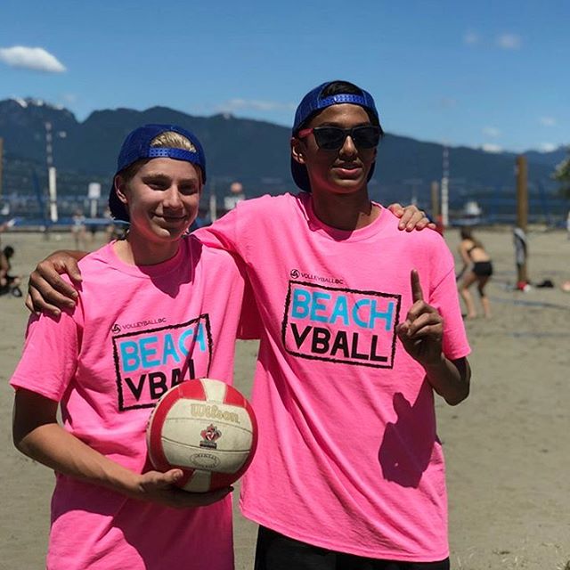 Valley 15&rsquo;s Hunter and Johnny take the @volleyballbc Sand Series #1 🥇 Congrats boys!