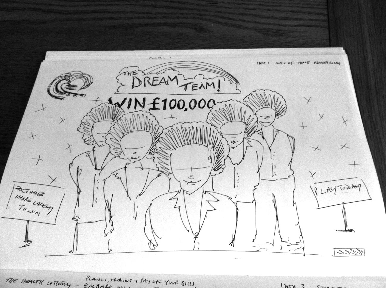 Advertising Campaign Idea 1  :: The Health Lottery Factory