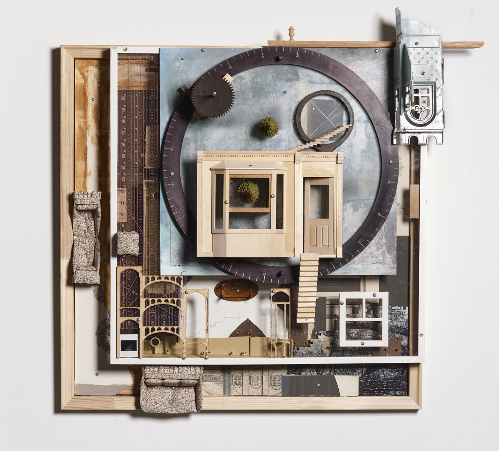 City of the Oscillator , 2016, found objects and hardware