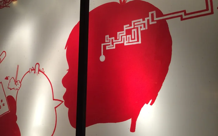 Hemispheres (In Progress Shot ), 2016, mural