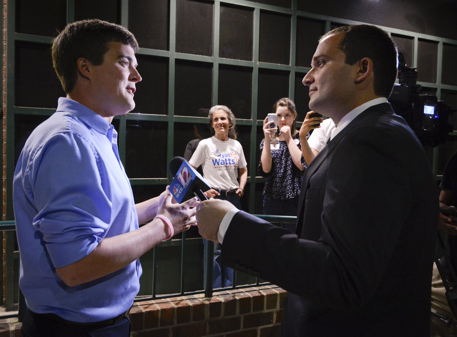  May 8, 2018 Post victory interview on primary night Burlington, NC 