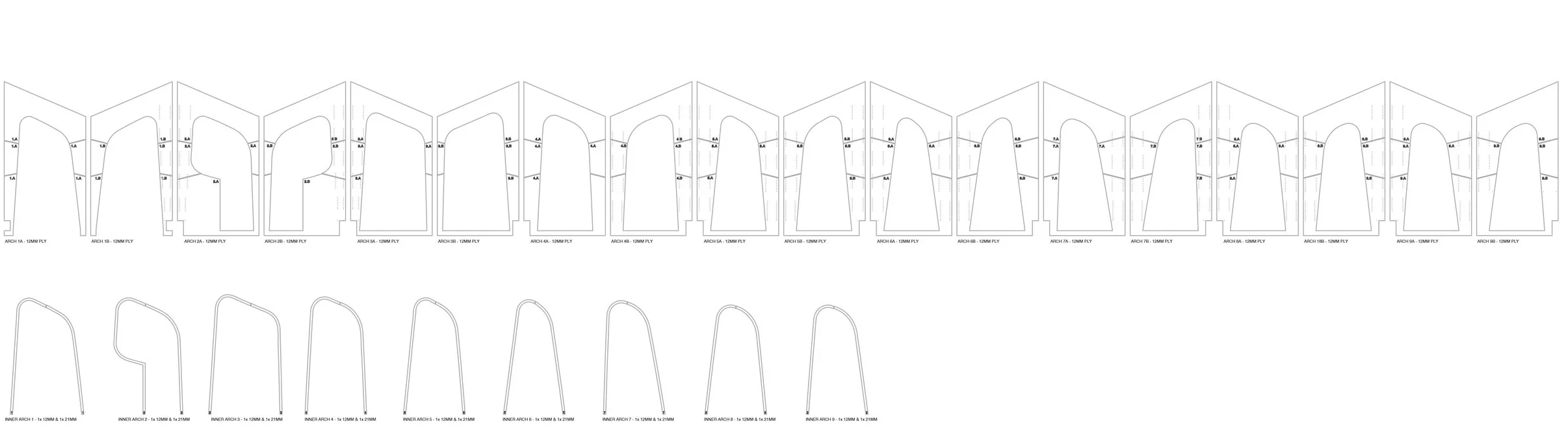 CNC cutting drawing (Arboreal Architecture)