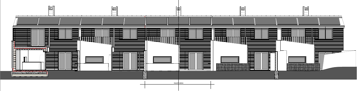 Elevation drawings above by Nicolas Pople Architects