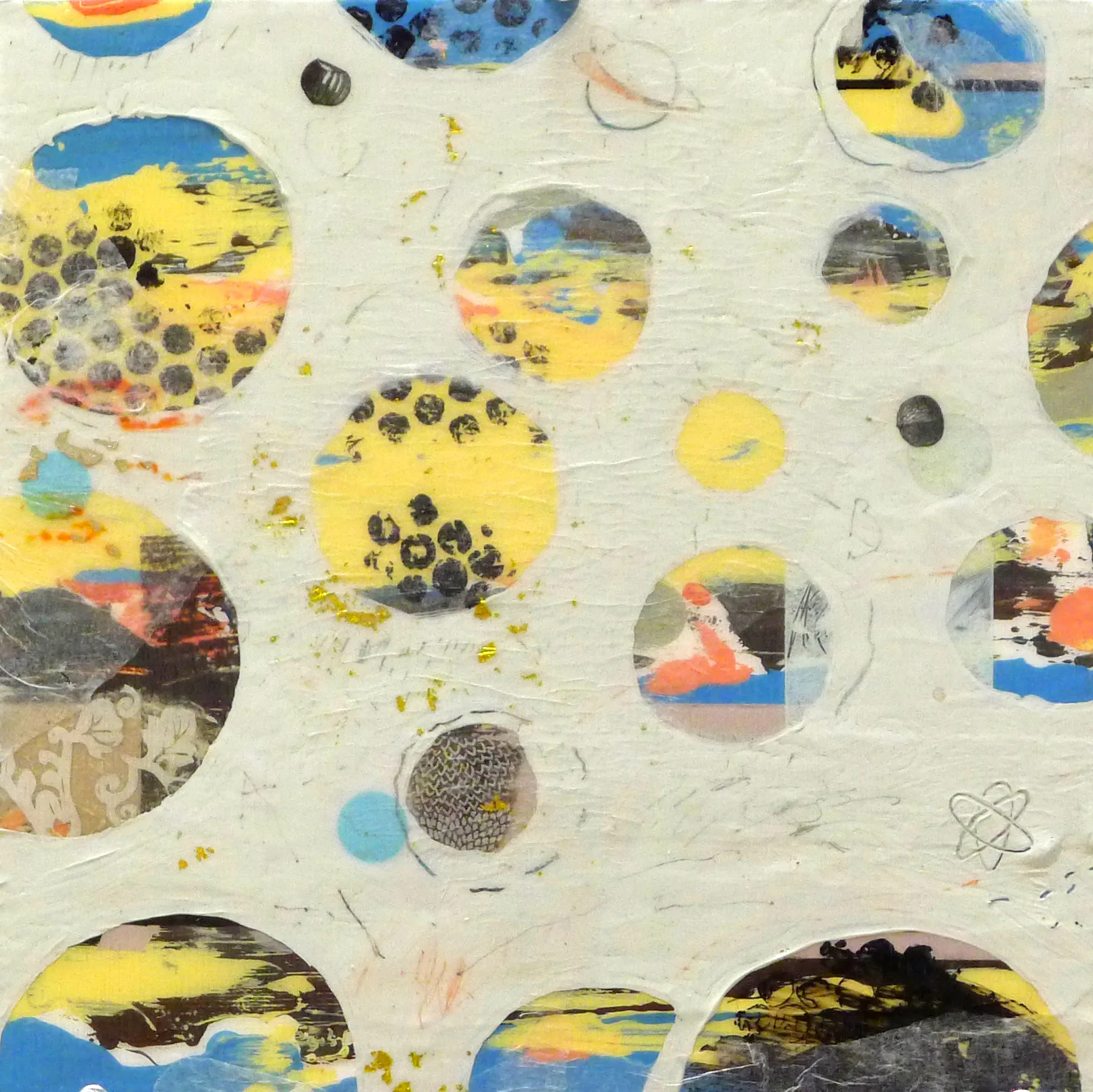  Mixed Media on Panel  2014  12" x 12" 