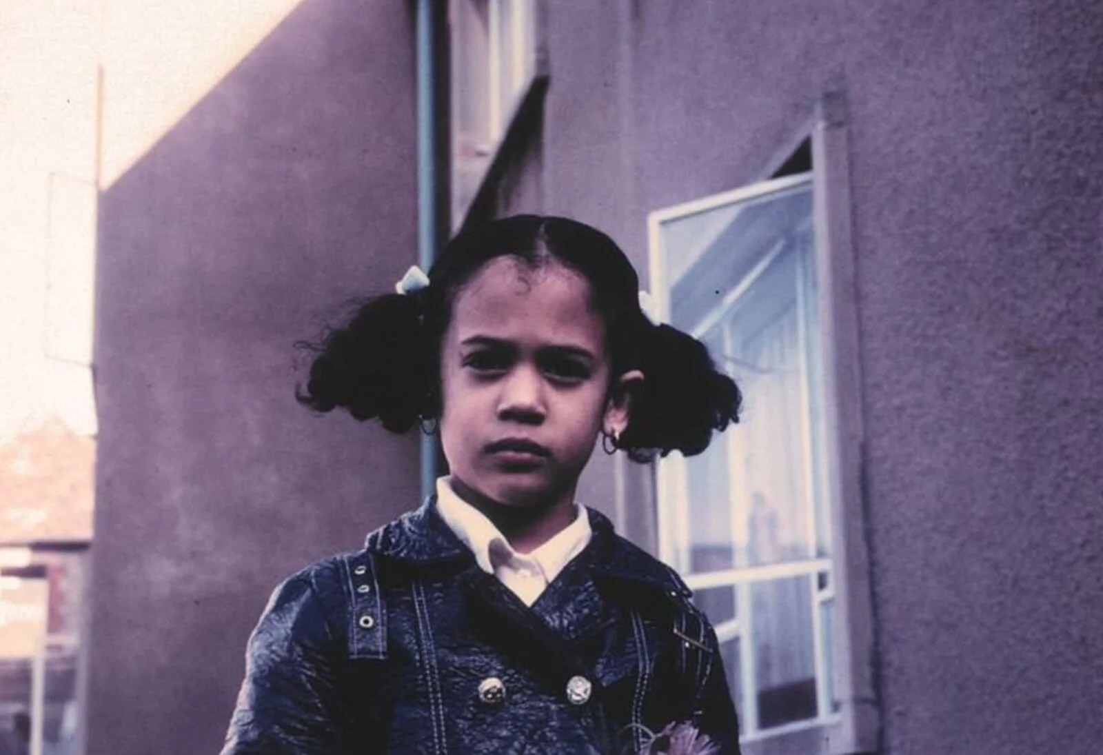 Harris tweeted in this photo in debate with Joe Biden over his opposition many years ago to the federal government mandating busing to integrate schools. In the tweet she said "There was a little girl in California who was bussed to school,"  she tweeted.  "That little girl was me."