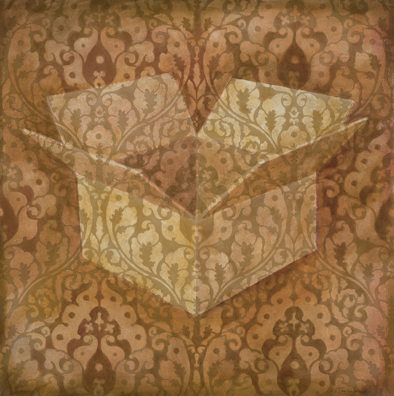 Open Box No. 2, oil on panel, 24 x 24"