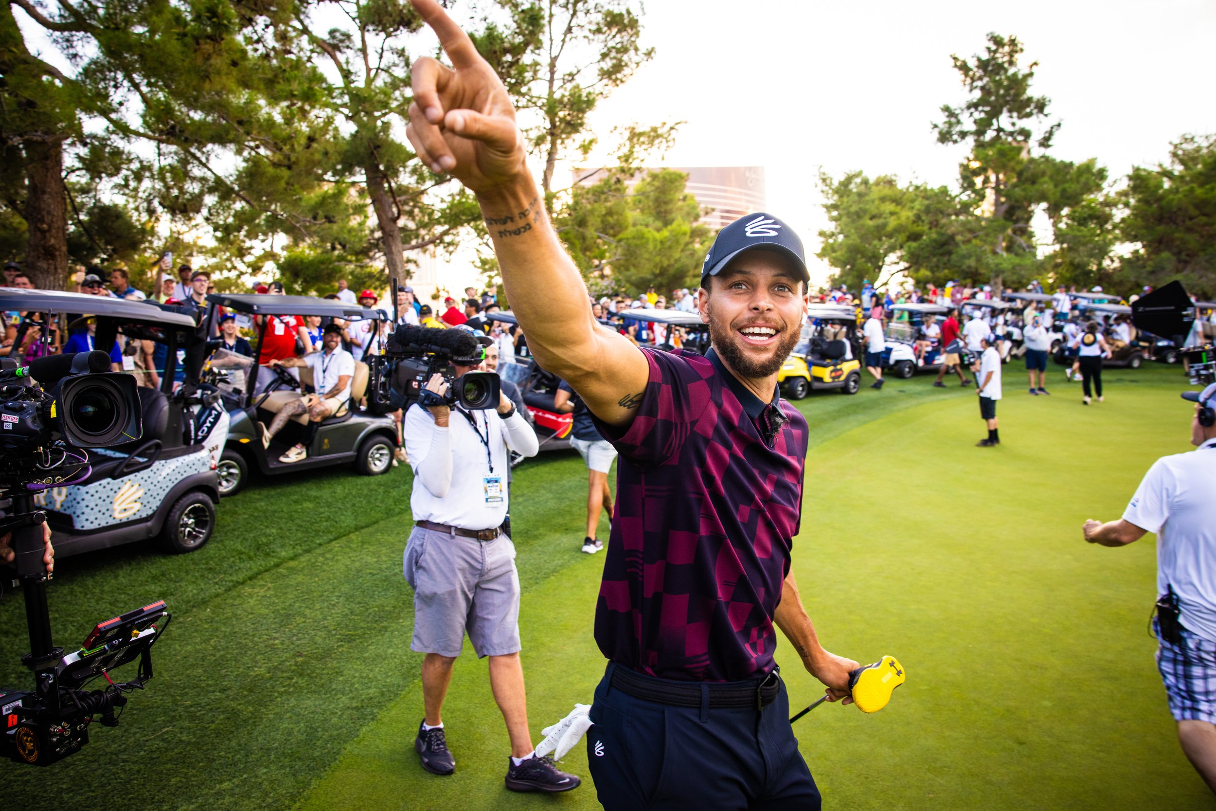 Stephen Curry. The Match for TNT at The Wynn Golf Club, Las Vegas (Copy)