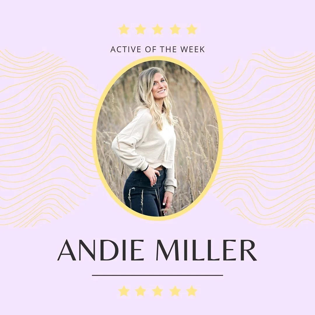We are so proud of @andie.millerr and all the hard work she has put into rush the last couple weeks as our chapters rush chair! Congrats Andie on Active of the week!