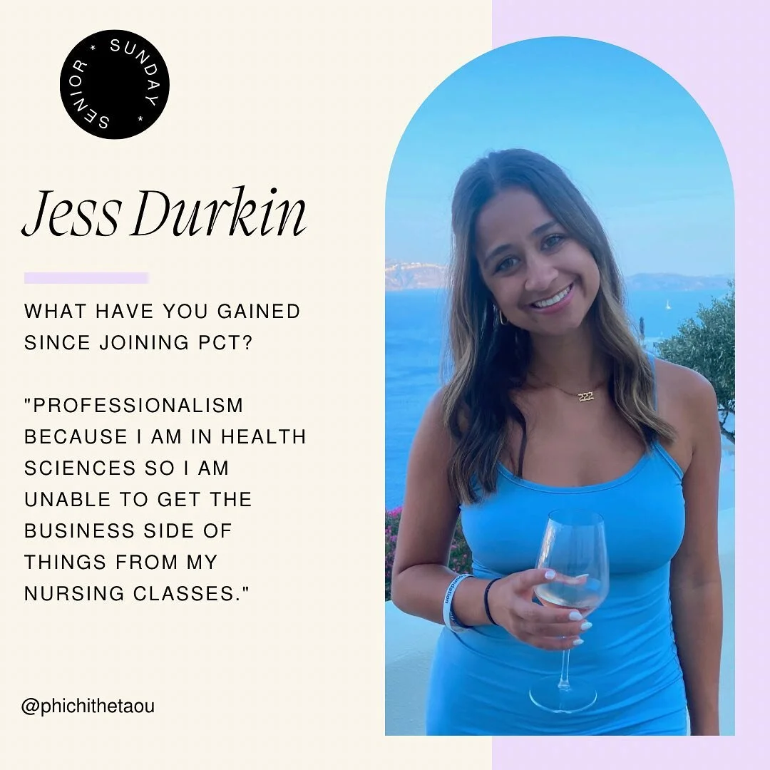 SENIOR SUNDAY!!! We are so excited to spend the rest of the semester celebrating our seniors!