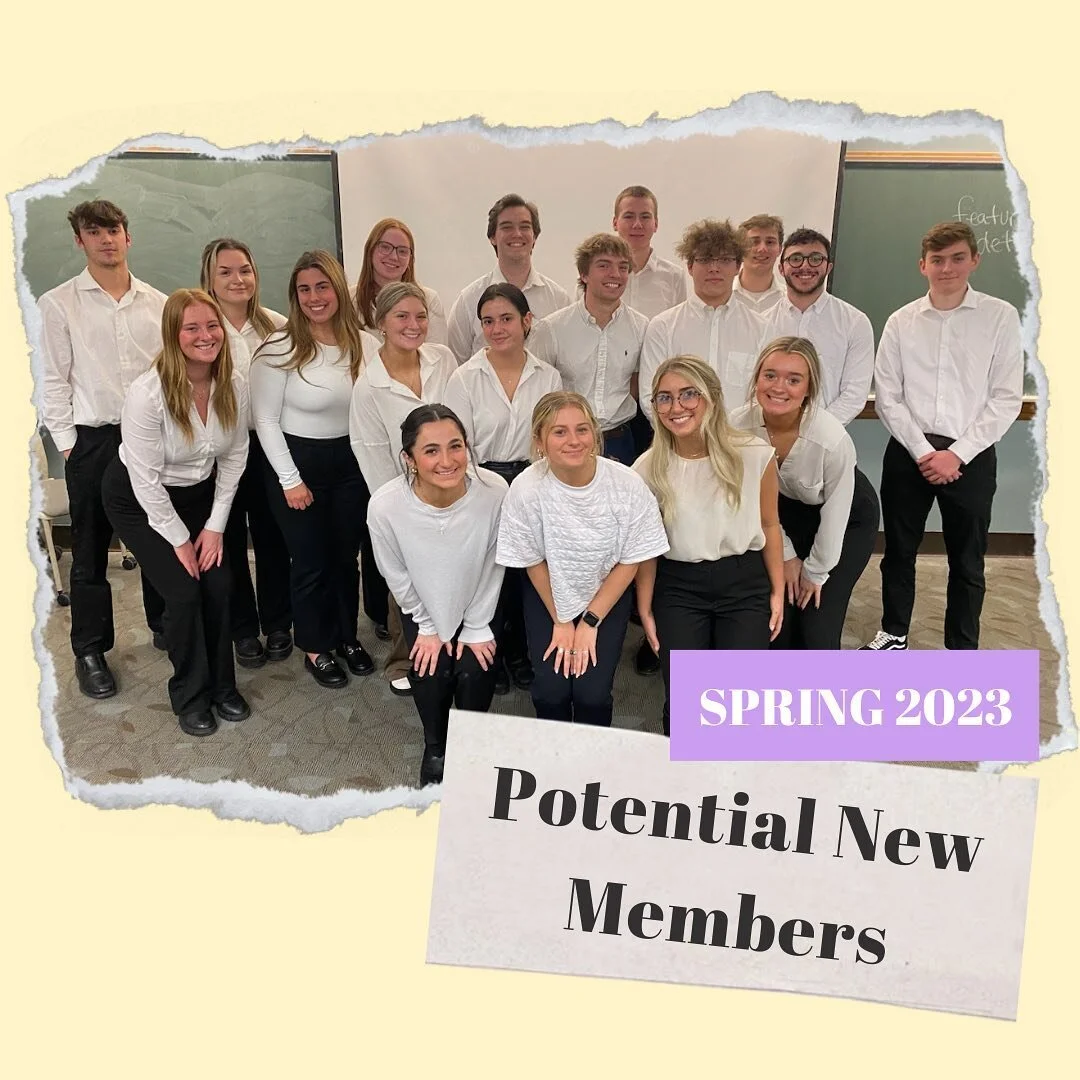 Congratulations to the Phi Chi Theta Zeta Lambda Spring 2023 Potential New Members!!! We are so excited to get to know you all and grow with you!!!