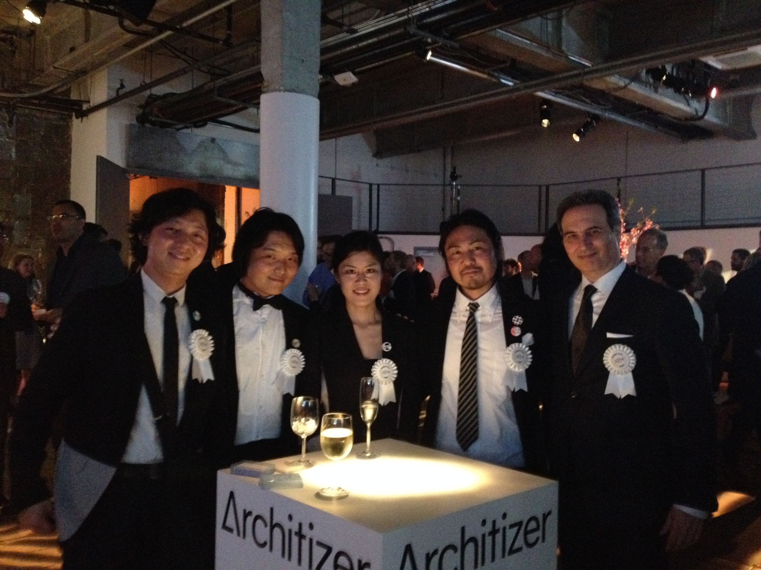 With colleagues from Japan at A+ Awards