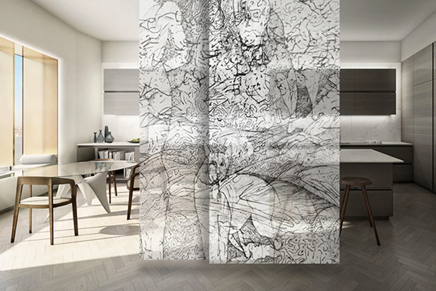 Art: Leon Hushcha; Image © 551W21 Real Estate