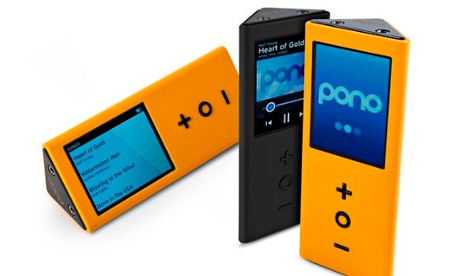 The Pono music player. Photograph: Franz Krachtus/AP