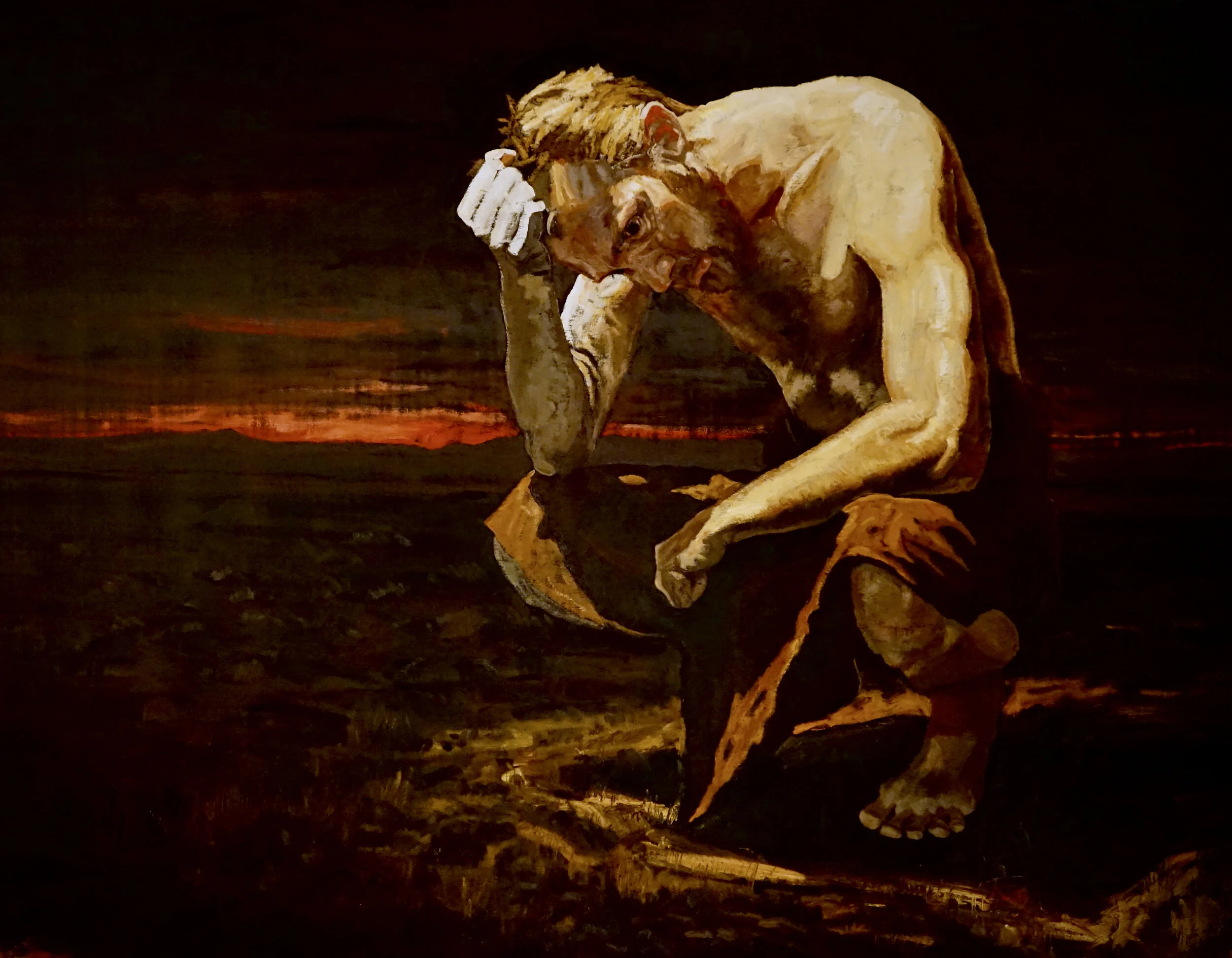 Is This He? 48"x 60", Oil on Canvas, $21,000 