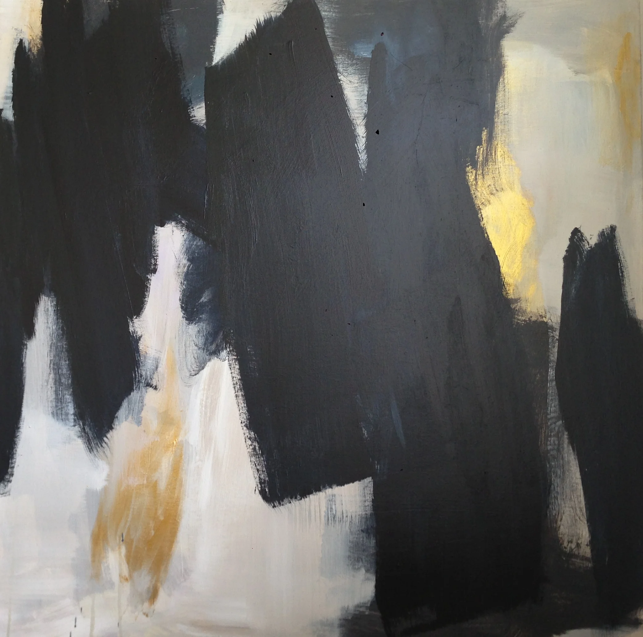 Asking me said she so free acrylic on canvas 36 x 36 inches