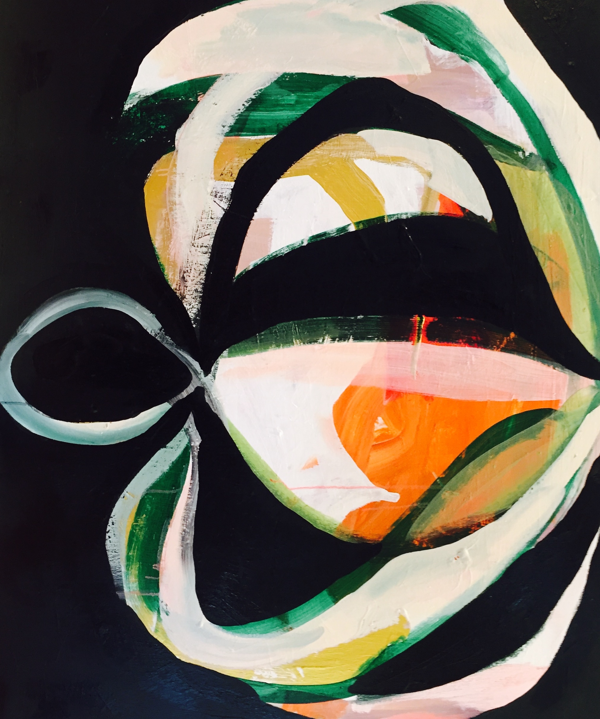untitled acrylic on canvas 36 x 48 inches
