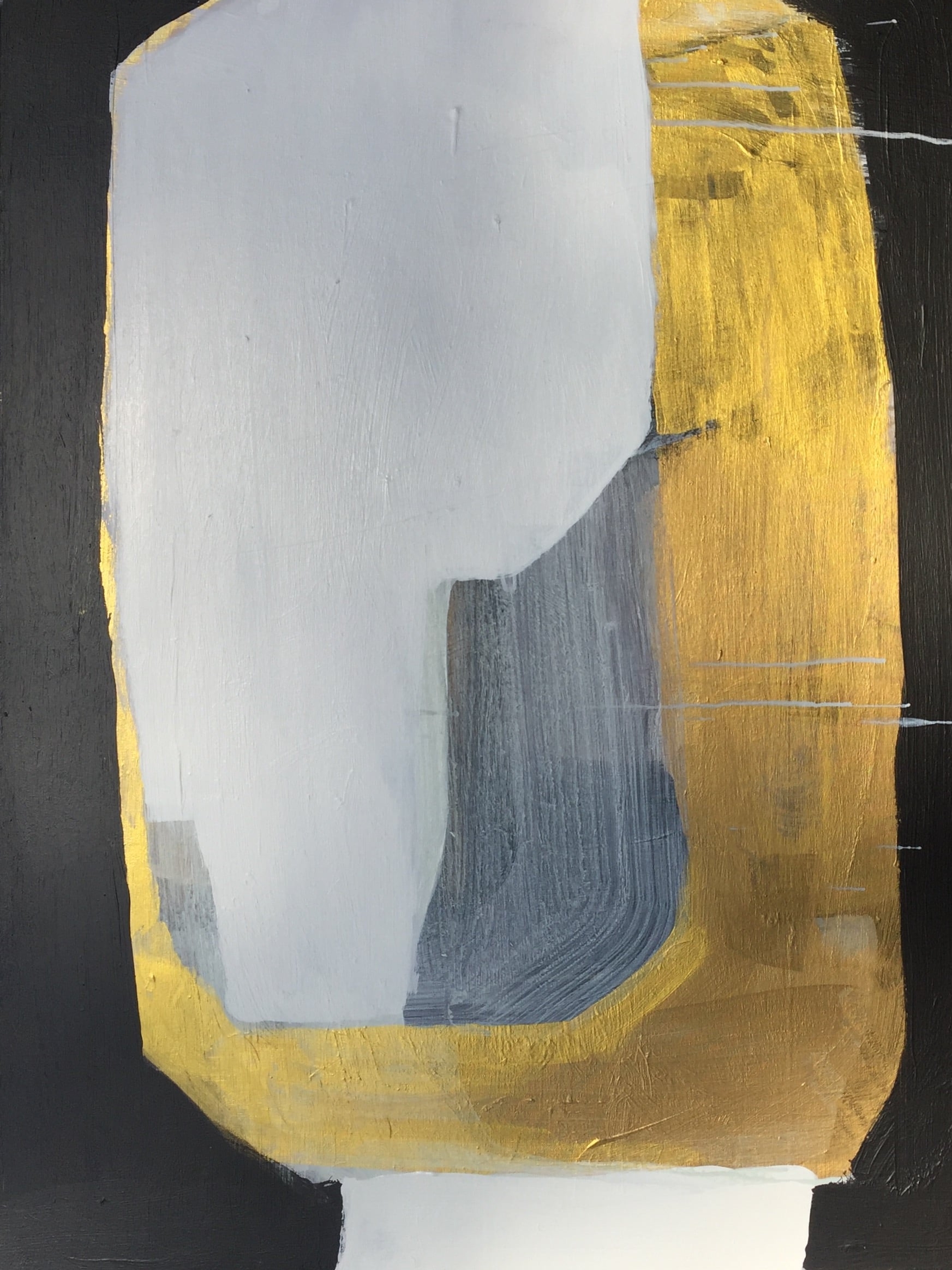 In time acrylic on canvas 26 x 48 inches
