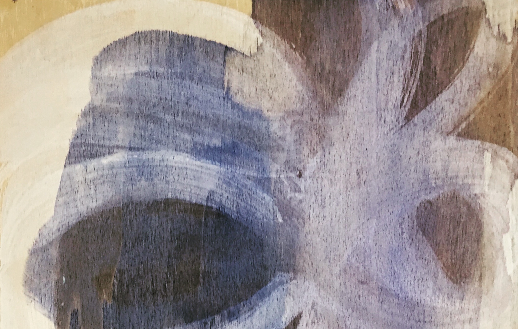 untitled aquarelle on wood panel 8 x 10 inches