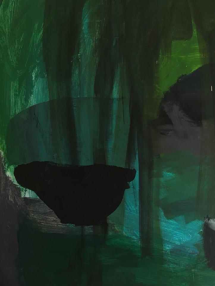 Sole Expectation acrylic on canvas 48 x 36 in