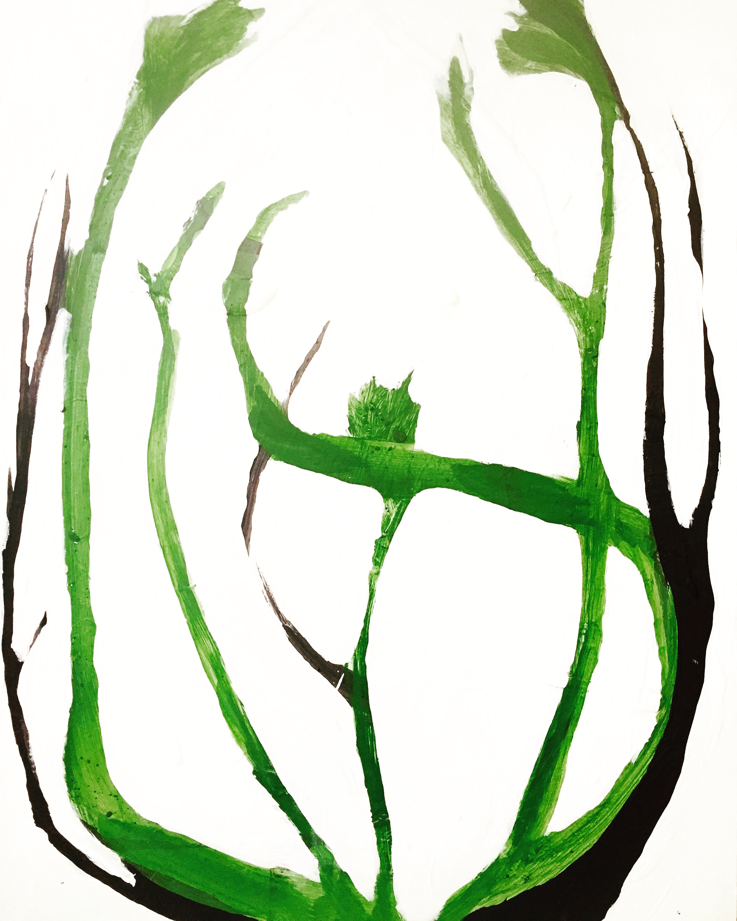  reveal  acrylic on wood panel  &nbsp;18 x 24 inch 