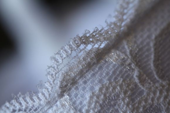 Extreme close up of lace