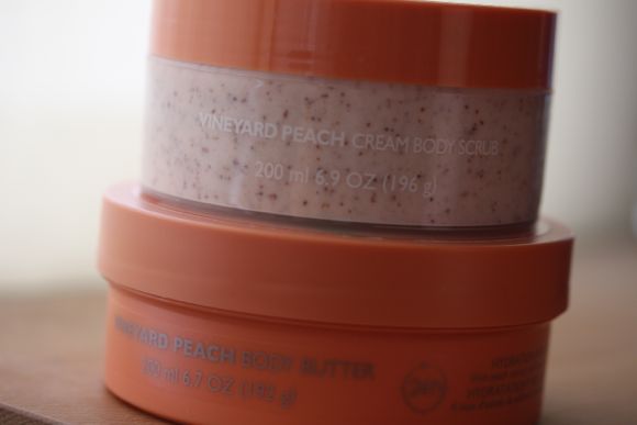 Vineyard Peach Body Scrub and Body Butter
