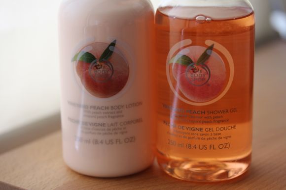 Vineyard Peach Body Lotion and Shower Gel