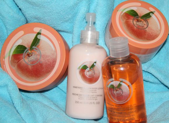 The Body Shop's Vineyard Peach range