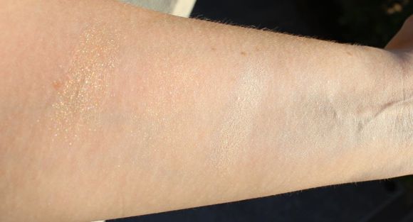 Left - Essence 01 It's Magic & Right - TheBalm Mary-Lou Manizer