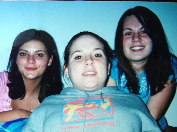 Sophomore year of college - from left to right: Diana, Kelly and me