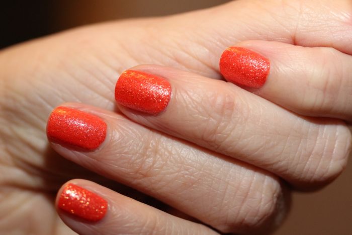 Sporting Illamasqua's Marquise over OPI's Where Did Suzi's Man-go? (nails by me)