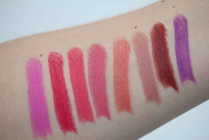 Shanghai Suzy Swatches from left to right: Miss Courtney, Miss Mia, Miss Christina, Miss Bree, Miss Olivia, Miss Leah, Miss Nicole and Miss Ally
