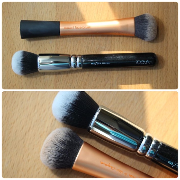 Silk Finish vs. Real Techniques Expert Face Brush