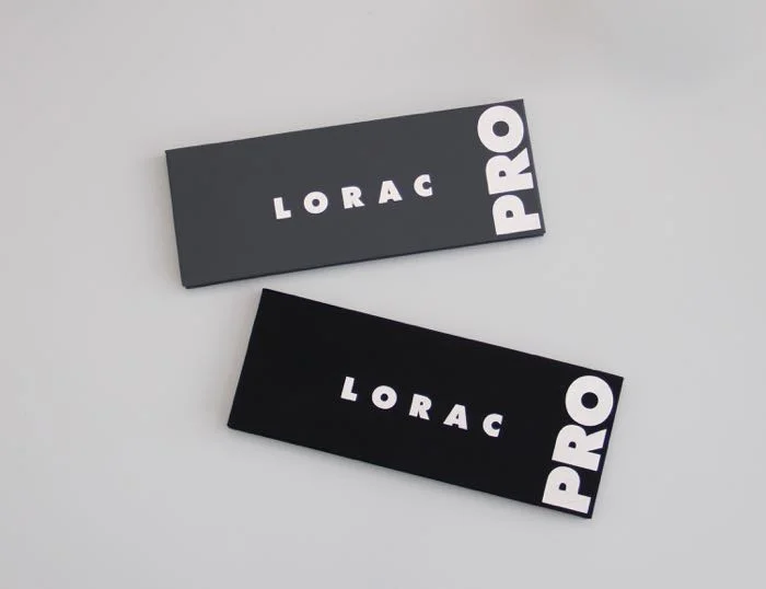 LORACs' Pro Eyeshadow Palettes - the original (bottom) and No. 2 (top)