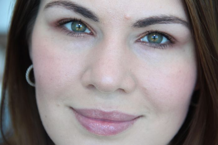 Wearing Raspberry/Opal on my cheeks