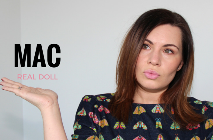 Wearing MAC's Real Doll while getting my best Barbie/Skipper/Stacie face on