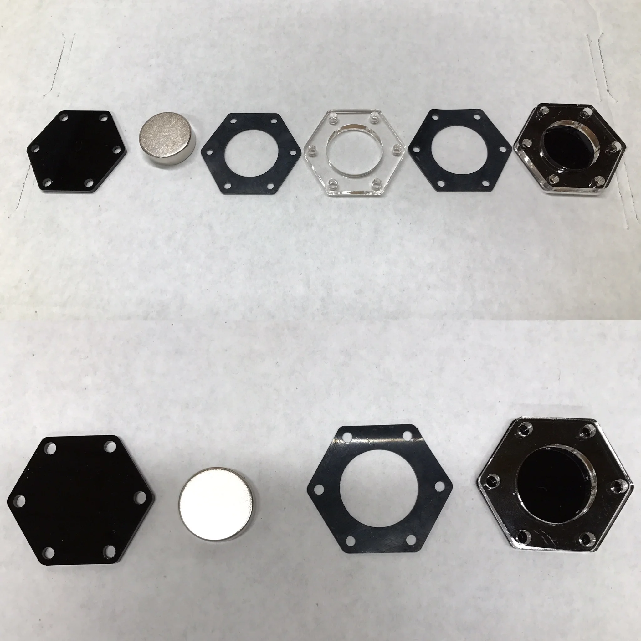Revolutionary Magnet System Our Cell magnet system might be the only magnet system ever designed with a safety first approach. The patent pending modular gasket design allows the user to inspect the magnet at any time to insure proper operation and no corrosion is occurring. No longer is the user blind to a potentially lethal situation inside their magnet racks. The design also allows magnet strength can also be updated by swapping out magnets and adding shims and gaskets to match.