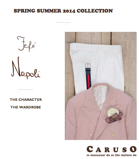 Caruso's Spring 2014 collection.