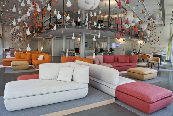 De Padova's Milanese Showroom.