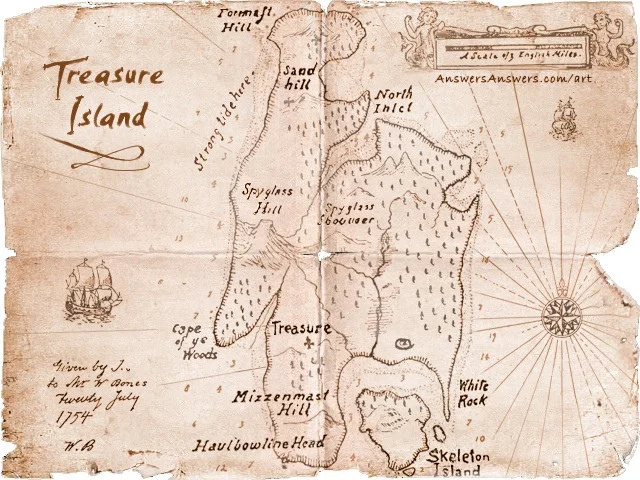 Photo: treasure-island-text by Chris Tolworthy