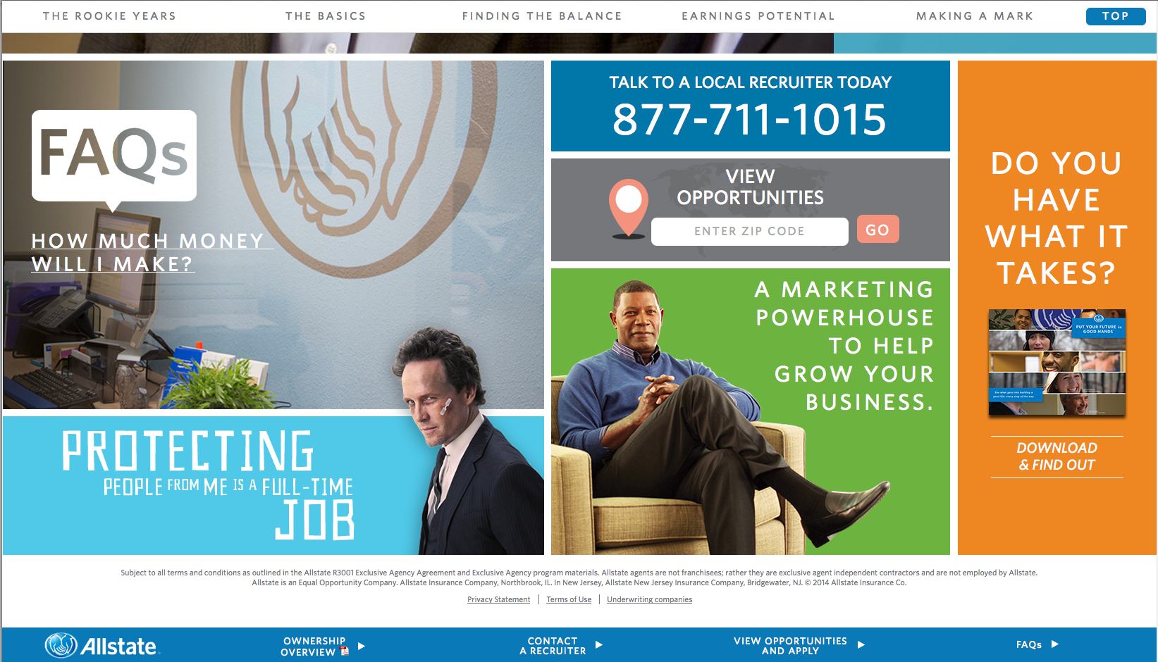 Agent Recruitment Footer