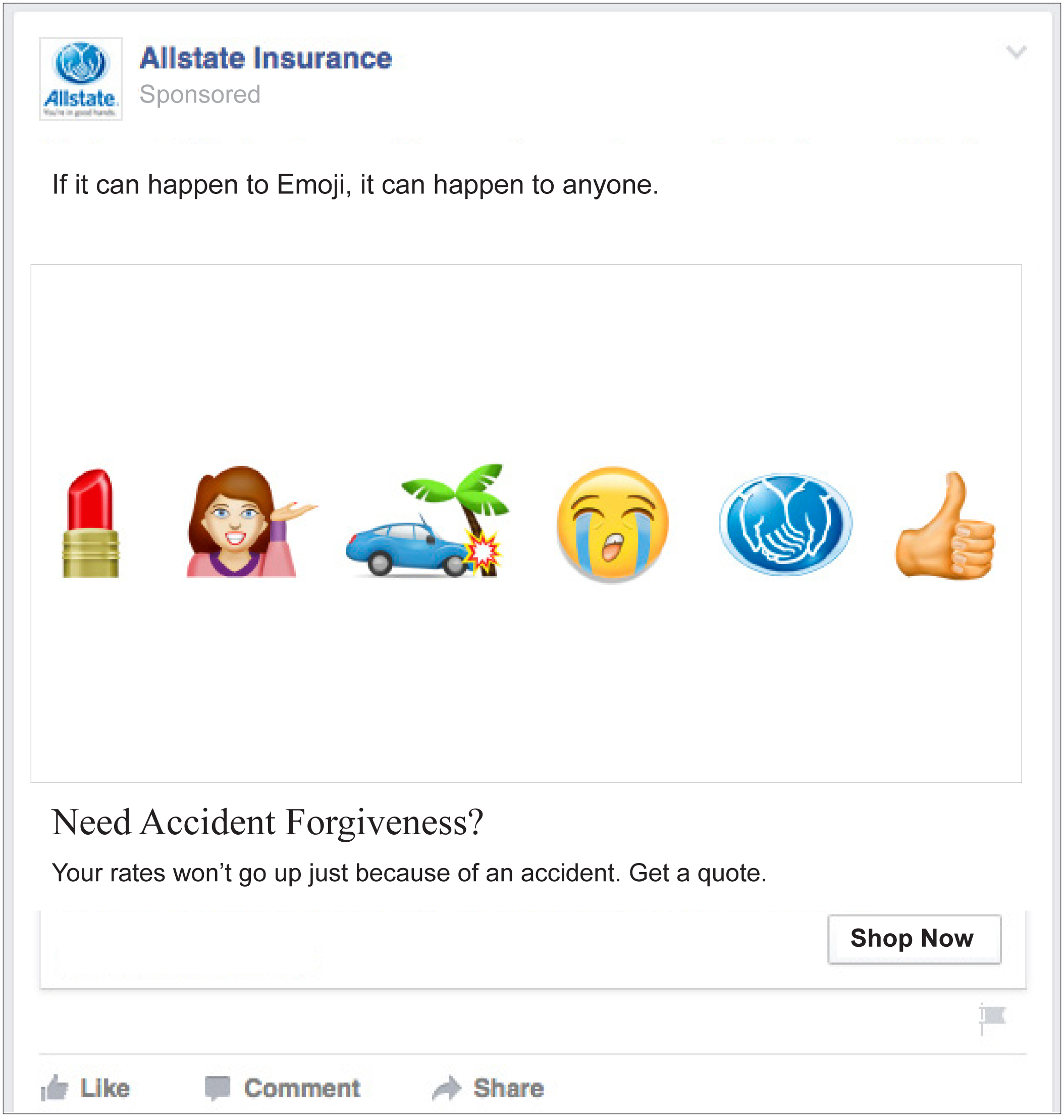 Facebook Emoji "Lipstick"
