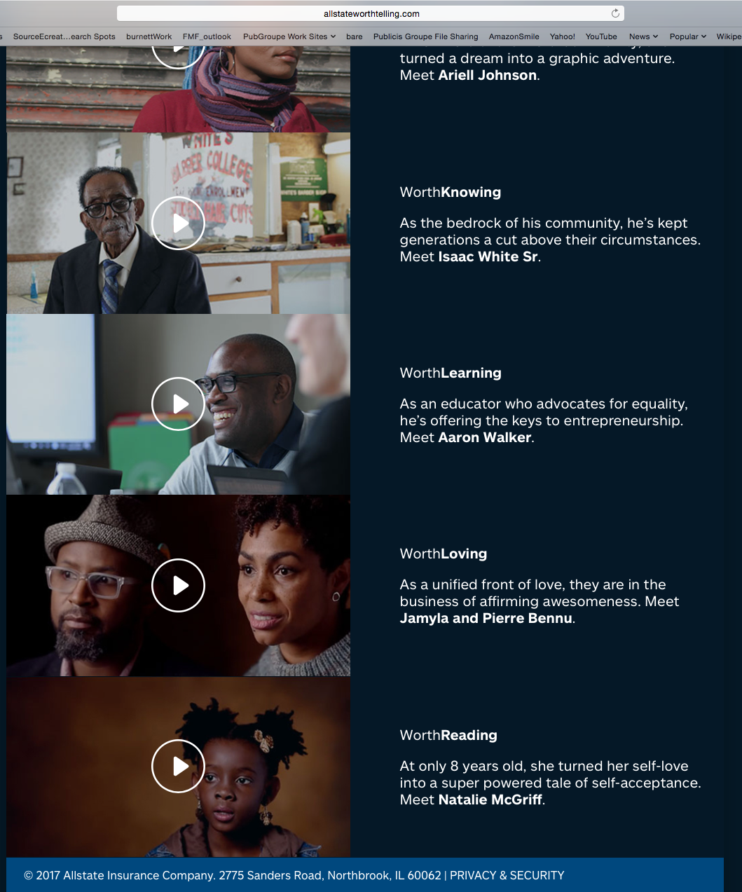 #WorthTelling website