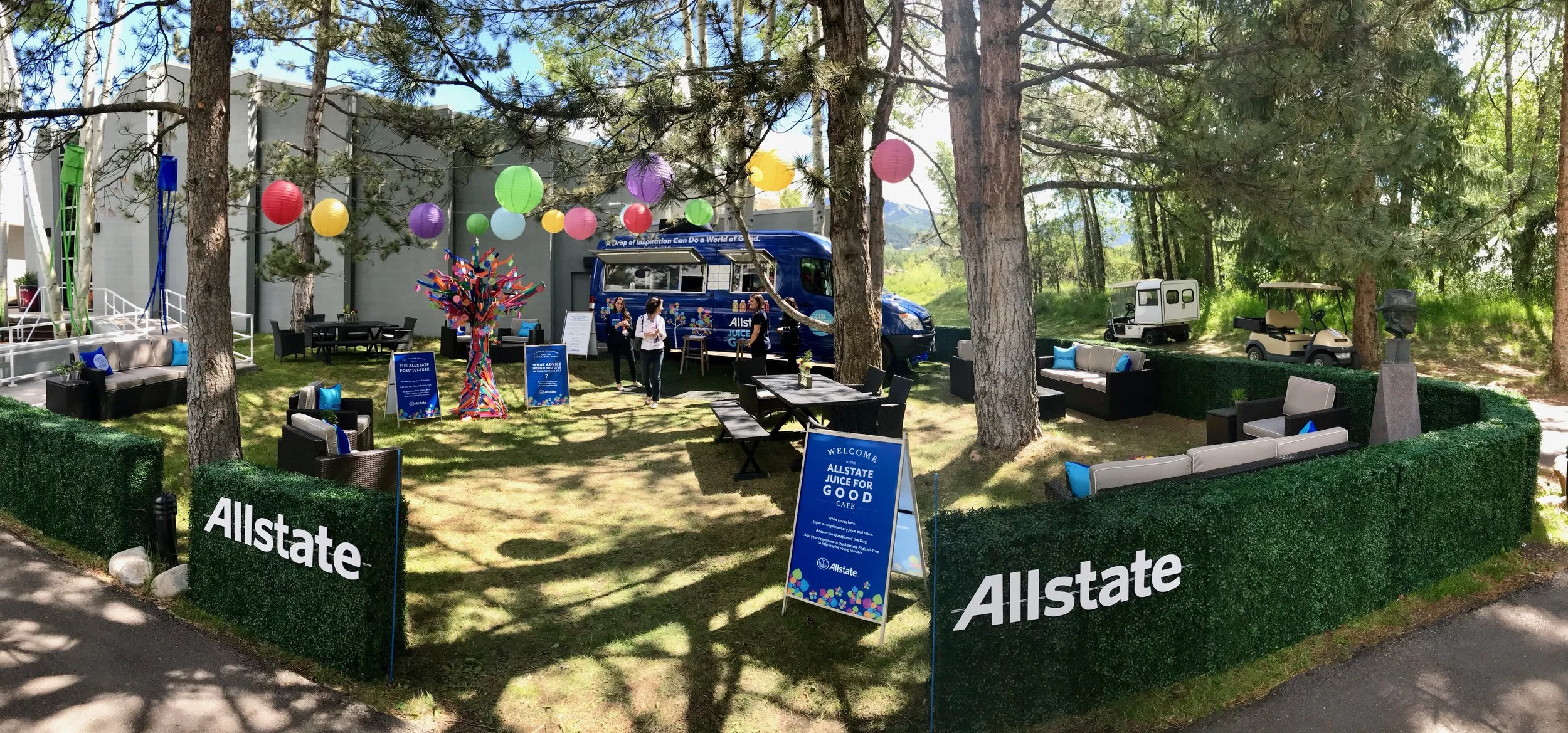 Foot print at Aspen Idea's Fest