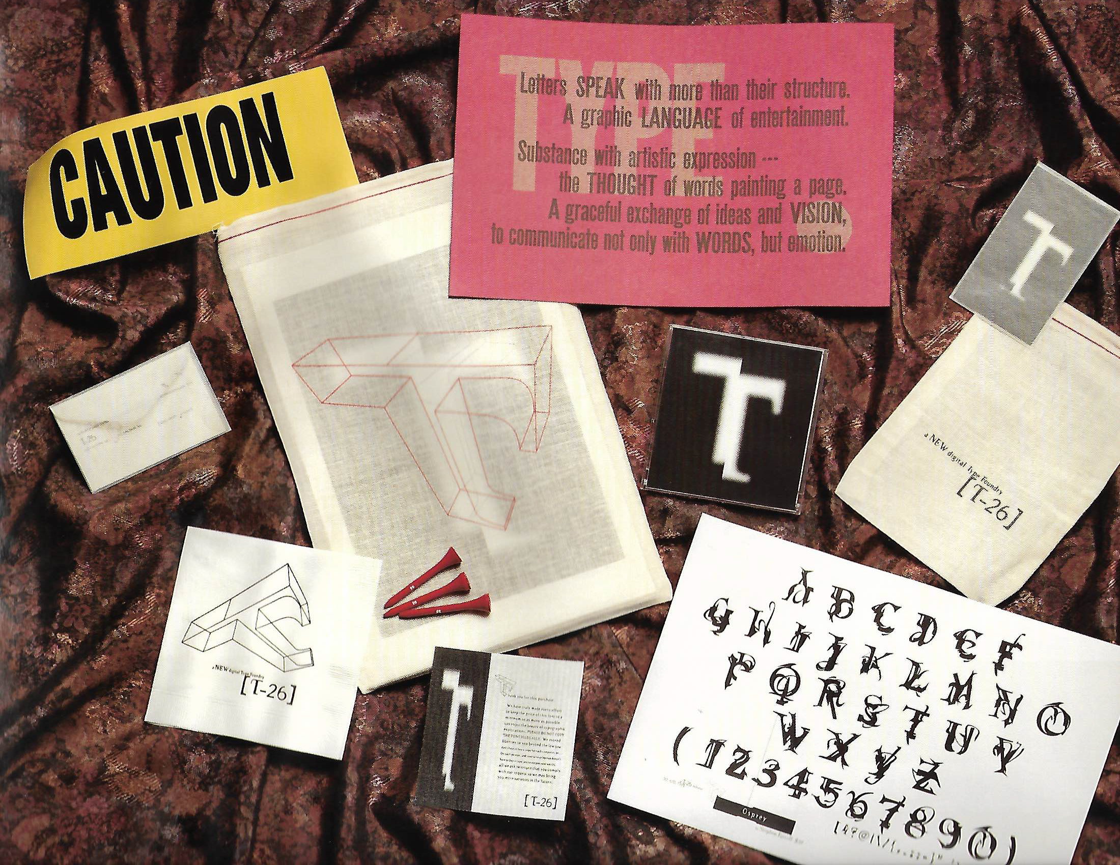 T-26 font packaging