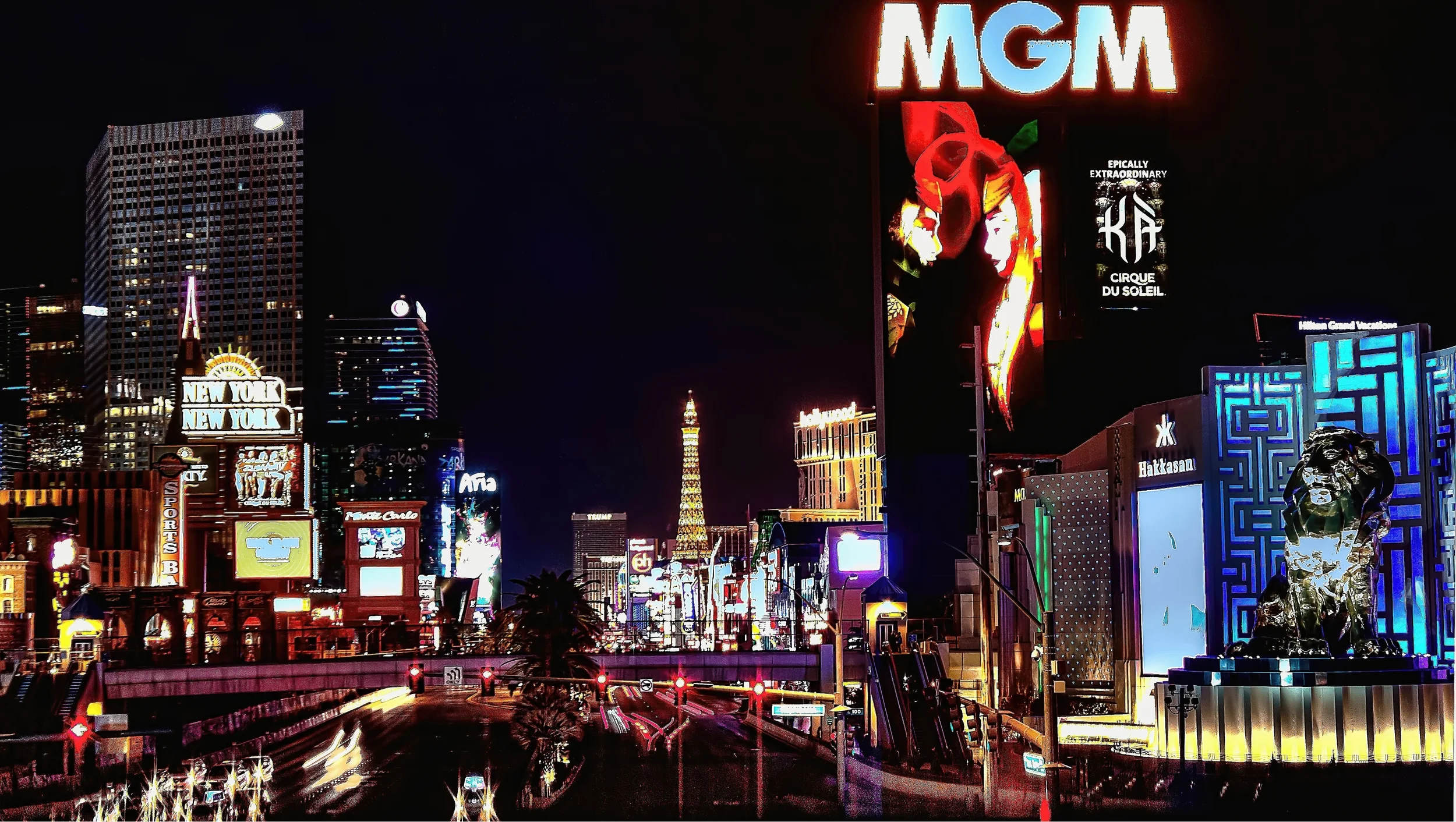 LAS VEGAS NEVADAFOTOGRAFÍA DE NOCHE