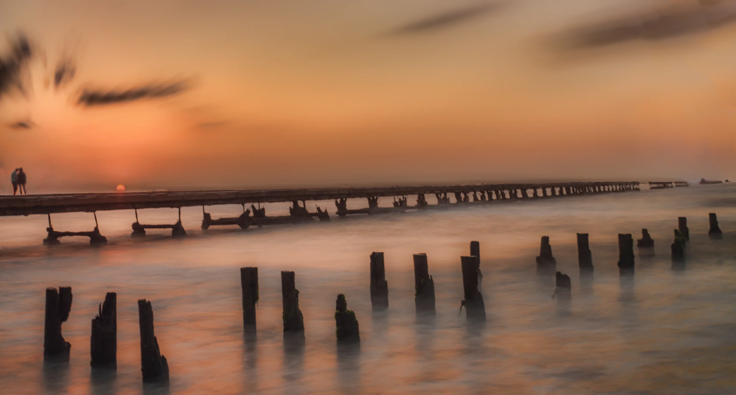 puerto colombia atrdecer