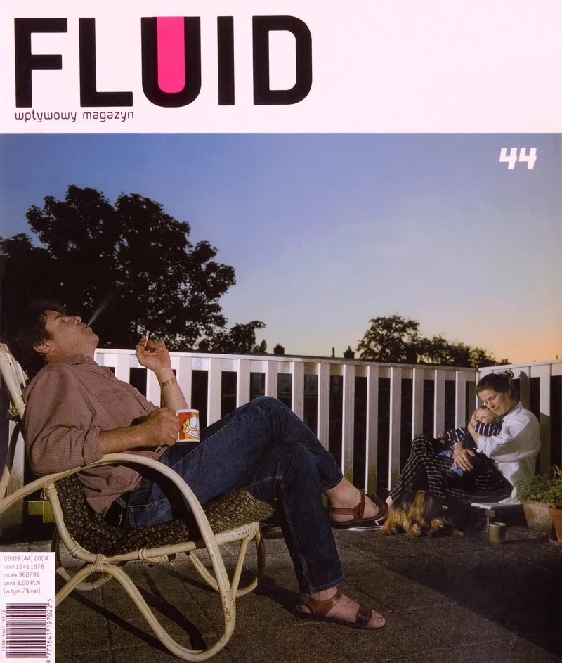 Fluid Magazine (cover) , issue no. 44, Aug - Sep 2004, Poland